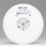 CL10B223KB8NNNC (0603B223K50V) SAMSUNG SMD Multilayer Ceramic Capacitor, CL10 Series, RoHS Compliant, 0603, 22nF, 50V, X7R, 10% Tolerance